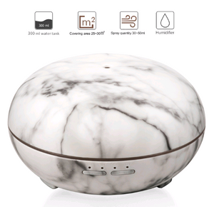 Essential Oil Diffuser with a distinctive Marble pattern - store4homes